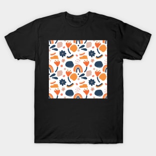 Bold Retro Floral T-Shirt